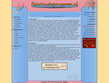 Tablet Screenshot of aarden.spirituelejongeren.nl
